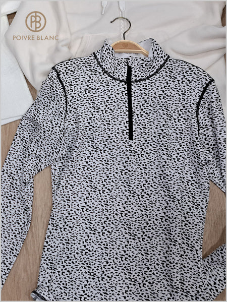 Mia ski top - Jaguar print