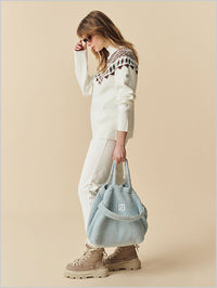 Amber ski sweater - White