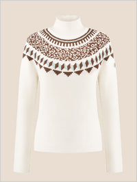 Amber ski sweater - White
