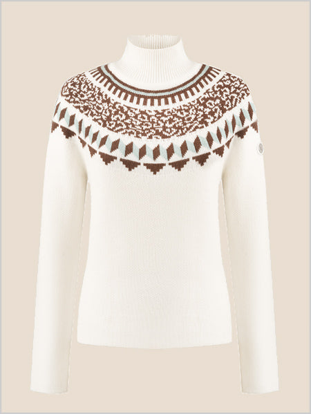 Amber ski sweater - White