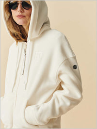 Nelly hooded jacket - White