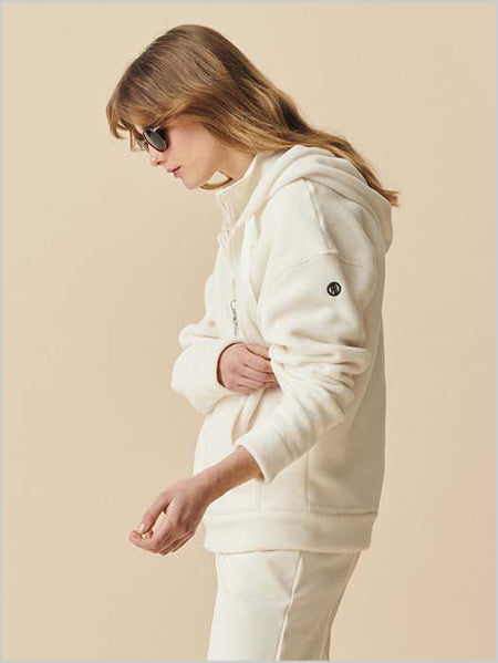 Nelly hooded jacket - White