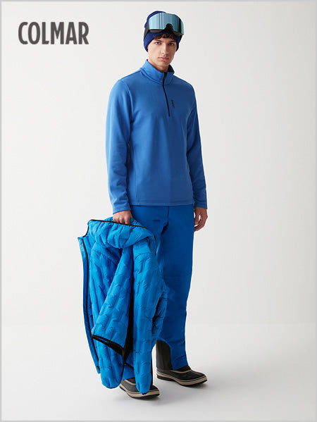 Stretch half zip sweatshirt - Abyss blue