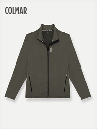 Stretch full zip sweatshirt - Forest