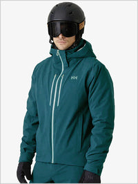 Snow jacket men - teal ski jacket