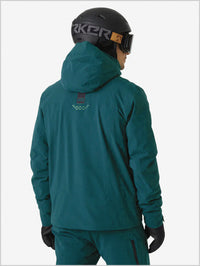 Snow jacket men - teal ski jacket