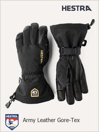 Army Leather Gore-tex gloves - Black