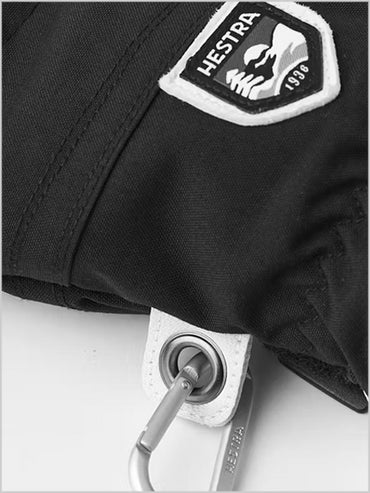 Army Leather Heli Ski gloves - black