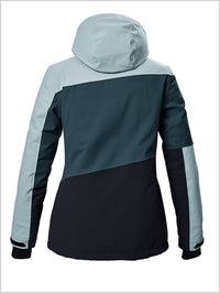 Asymmetric ski jacket - Light Petrol (larger sizes)