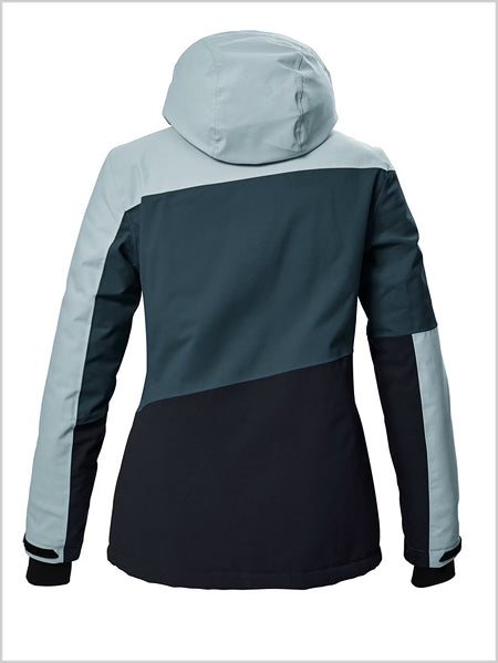 Asymmetric ski jacket - Light Petrol (larger sizes)