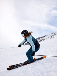Asymmetric ski jacket - Light Petrol (larger sizes)