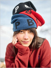 Bini knit beanie - Twilight blue