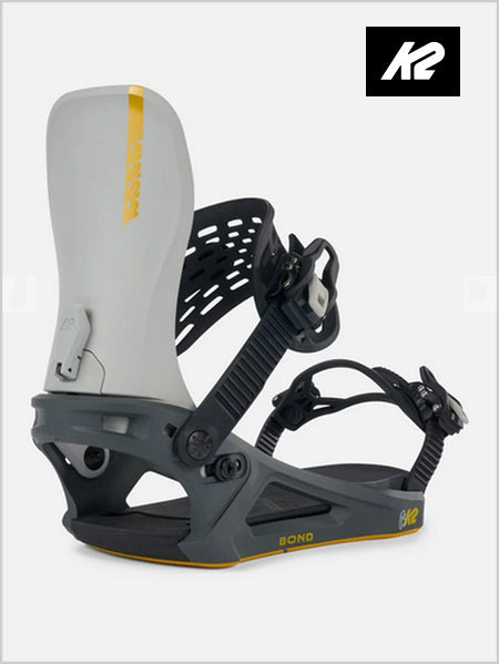 Bond Snowboard Bindings - Grey / Yellow