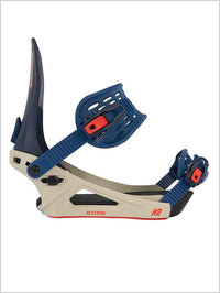 Bond Snowboard Bindings - Tan / Navy
