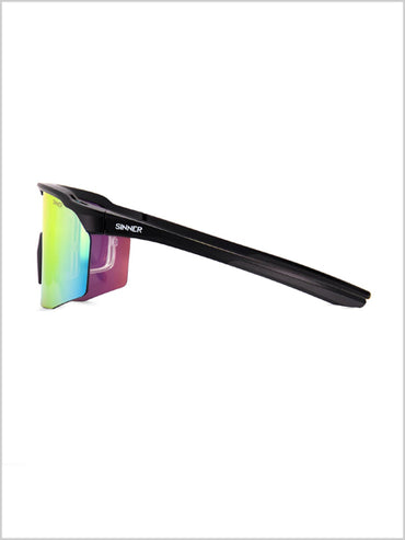 Carua sunshield sunglasses - Matte Black / Dark Grey