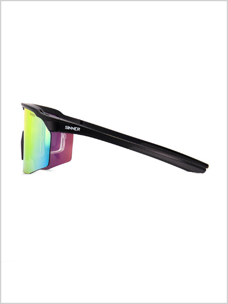 Carua sunshield sunglasses - Matte Black / Dark Grey