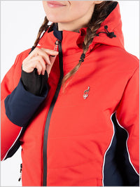 Celly ski jacket - Poppy Red