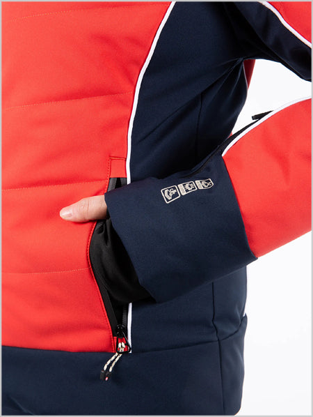 Celly ski jacket - Poppy Red