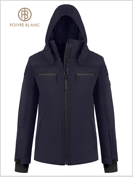 Snow jacket men - navy blue ski jacket