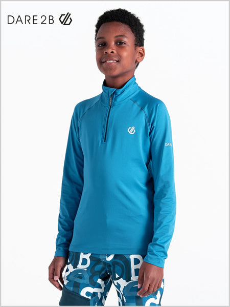 Consist II Stretch midlayer top - Swedish Blue