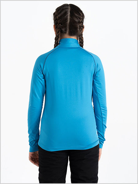 Consist II Stretch midlayer top - Swedish Blue