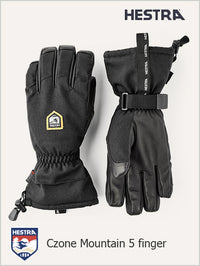 Czone Mountain mens gloves - Black