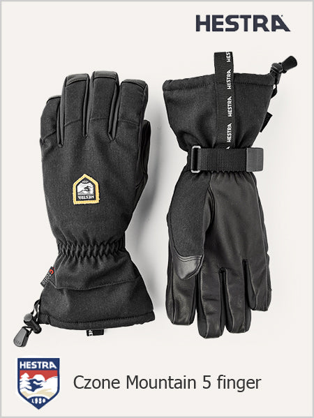 Czone Mountain mens gloves - Black