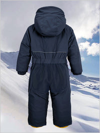 Dark blue one-piece ski suit (ages 1 - 2)