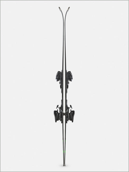 Disruption Junior skis and Marker FDT 7.0 bindings