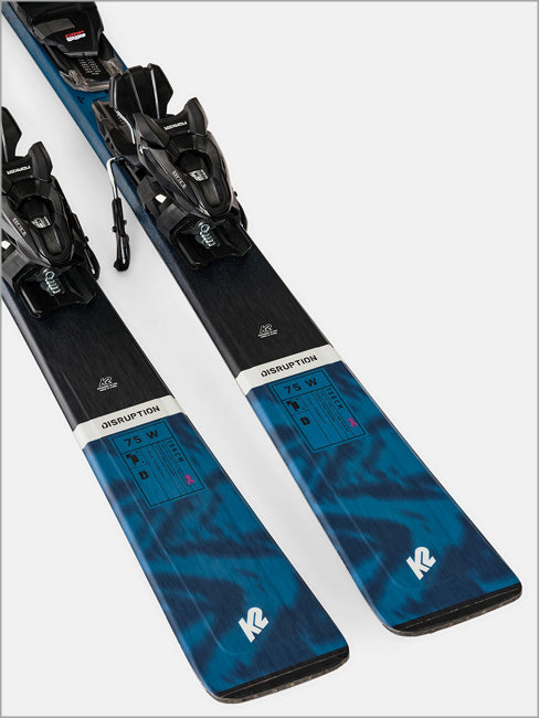Disruption 75 W skis and ERP 10 Quikclik bindings