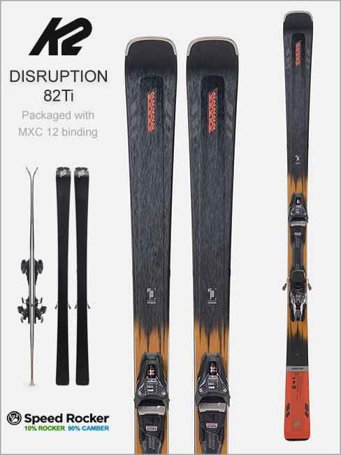 Disruption 82Ti skis and Marker MXCELL 12 TCX Quikclik binding