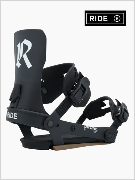 Drone Snowboard Bindings - Black