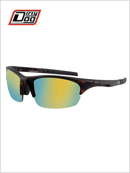 Dirty Dog Ecco sunglasses - brown (Gold mirror lens)