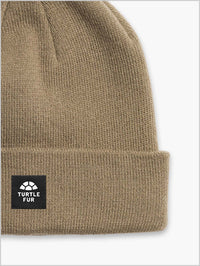 Turtle fur Explorer knit beanie - Khaki
