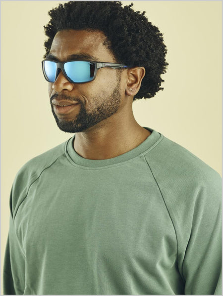 Eyak Sunglasses - Matte Cry Dark Blue - Sintec