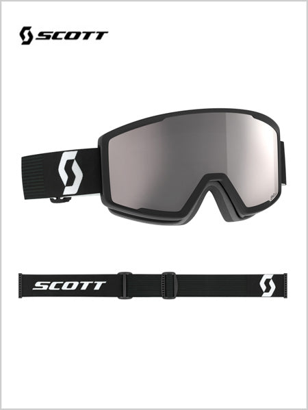 Factor Pro goggles Black - AMP Silver Chrome lens