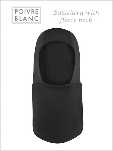 Balaclava / fleece neck (Black) - child / junior