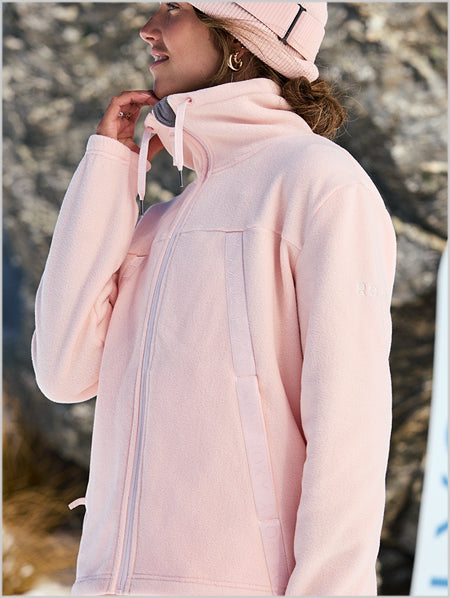 Fleeting Snow mid layer - Pink Salt