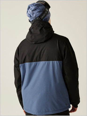 Freeride Overhead II jacket - Black/Blue Indigo