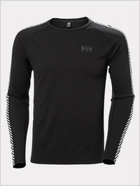 Mens - HH Lifa Stripe crew - Black