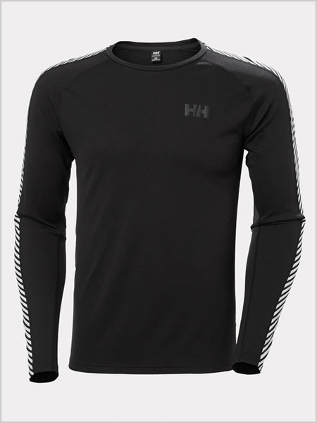 Mens - HH Lifa Stripe crew - Black