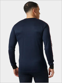 Mens - HH Lifa Stripe crew - Navy
