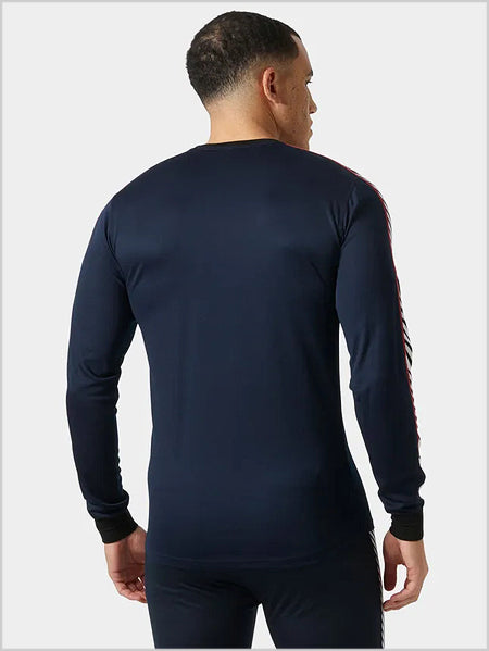 Mens - HH Lifa Stripe crew - Navy