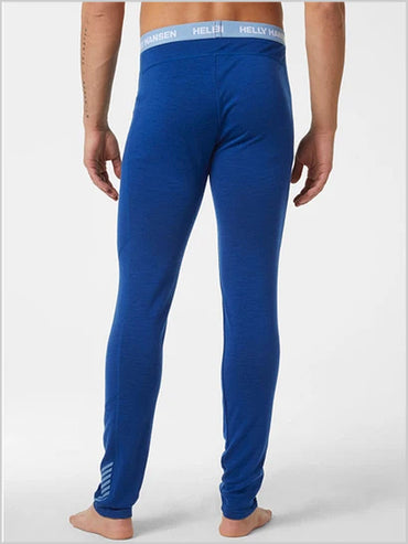 Mens thermals - merino pants blue