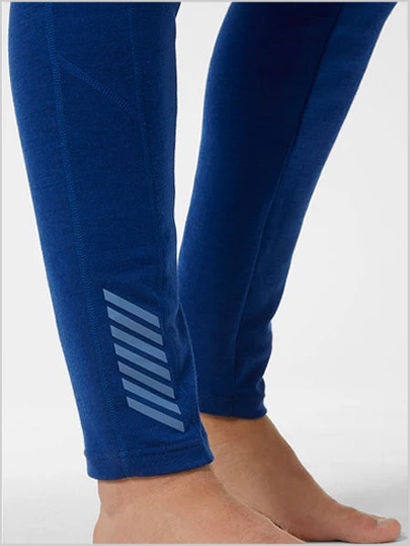 Mens thermals - merino pants blue