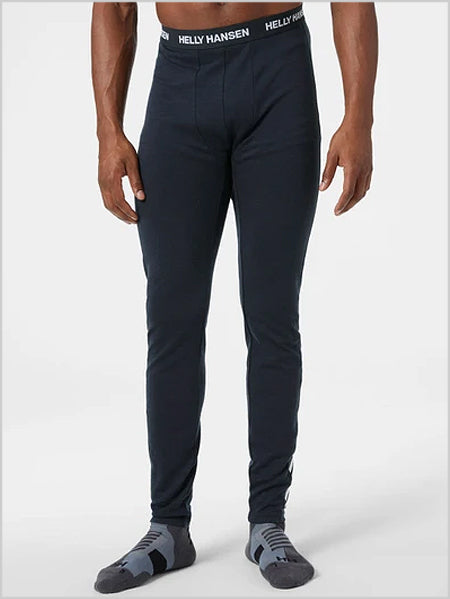 Mens thermals - merino pants navy