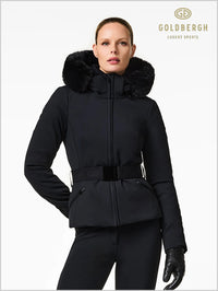 Hida faux fur ski jacket - Black