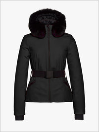 Hida faux fur ski jacket - Black