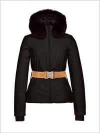 Hida faux fur ski jacket - Black