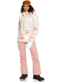 Roxy Jetty jacket - Bright White Tenderness